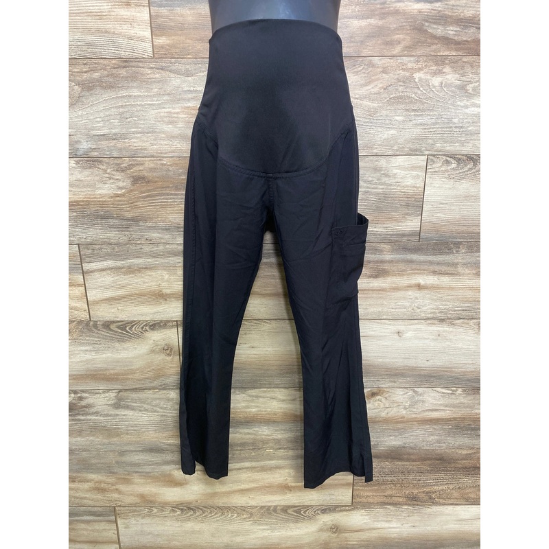 Medcouture Full Panel Scrub Pants Black sz XS Black Maternity XS