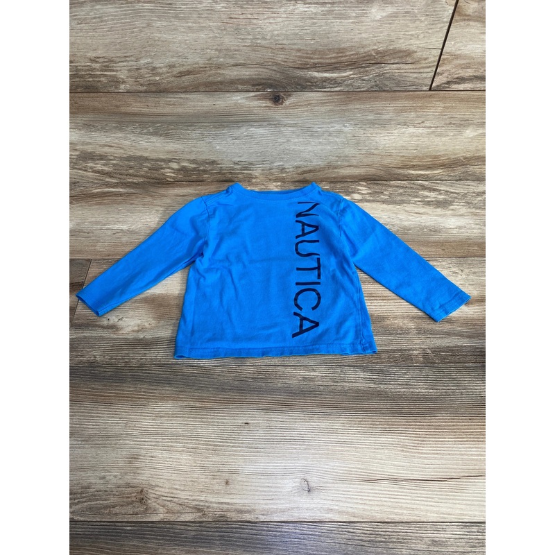 Nautica Long Sleeve Shirt Blue sz 2T Blue 2T