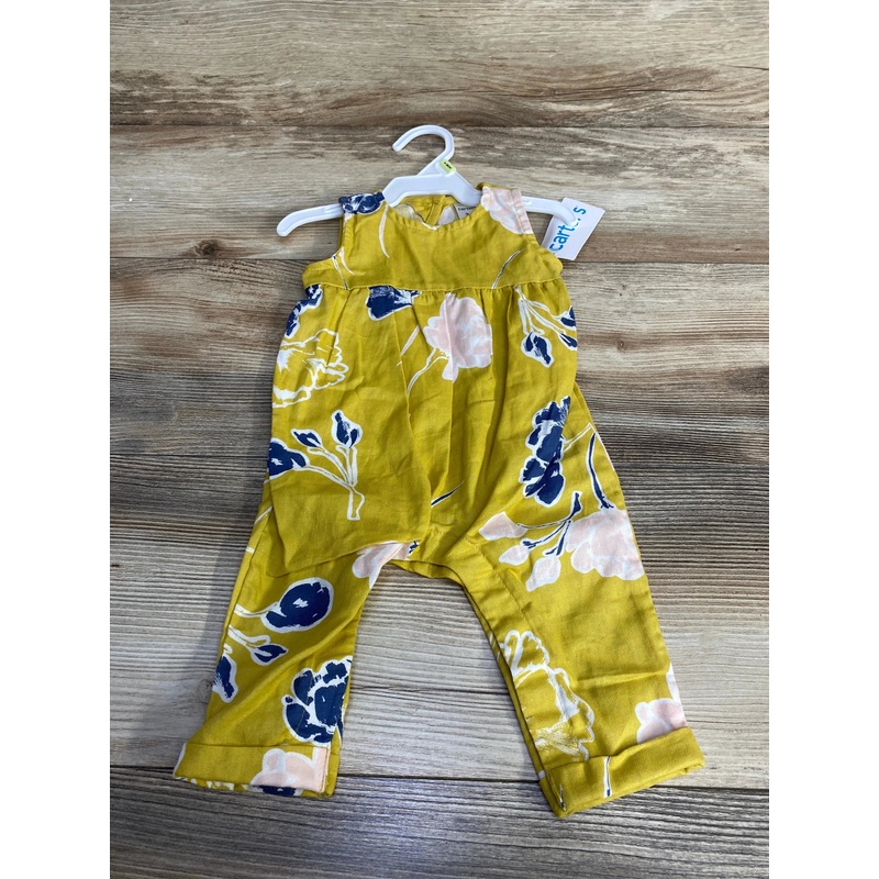NEW Carter’s Floral Romper Yellow sz 3m Yellow 3m