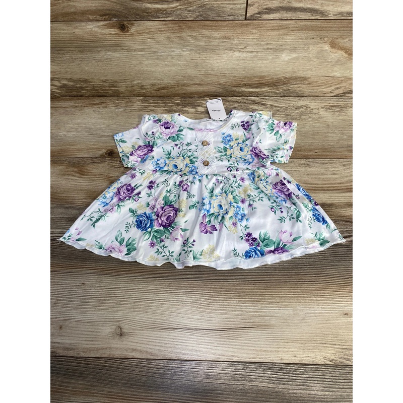 NEW Floral Top White sz 12-18m White 12m
