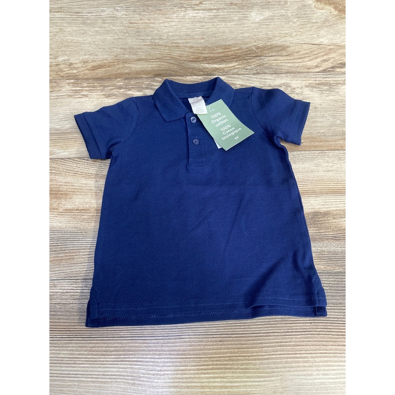 NEW H&M Polo Shirt Navy sz 12m Navy 12m