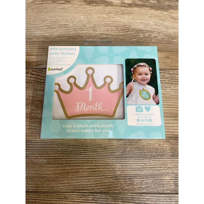 NEW Pearhead Little Princess Belly Stickers