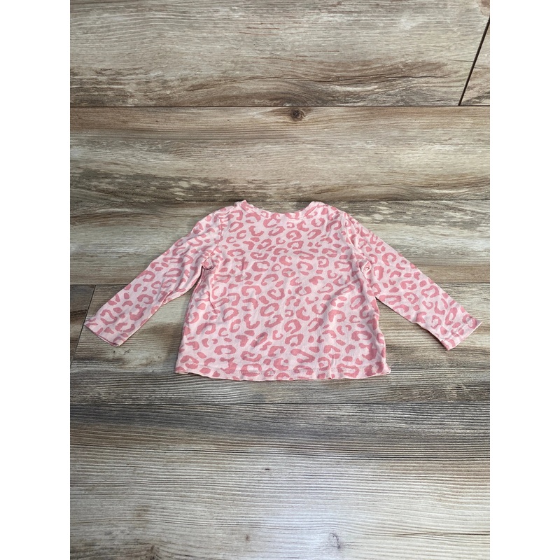 Old Navy Leopard Print Shirt Pink sz 2T Pink 2T
