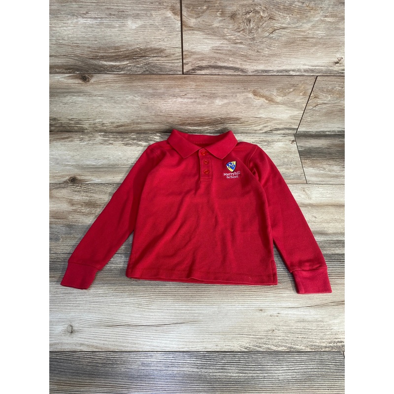 Premium Wear Merryhill School Polo Shirt Red sz 3T Red 3T