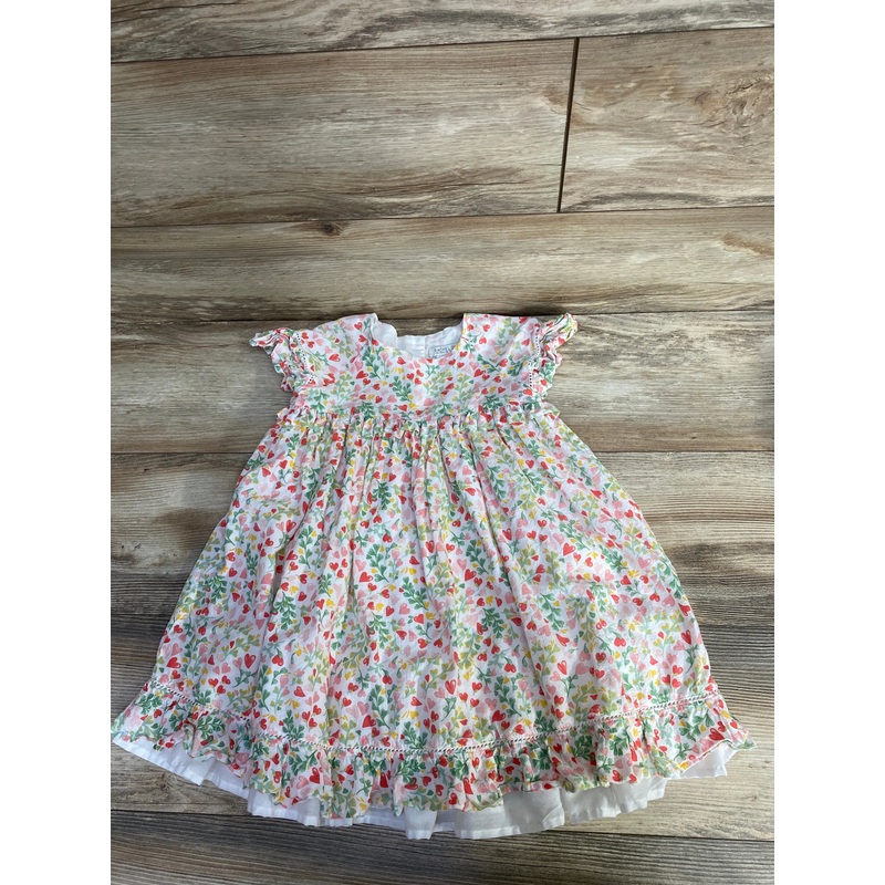 Rachel Zoe Heart Print Dress White sz 5T White 5T