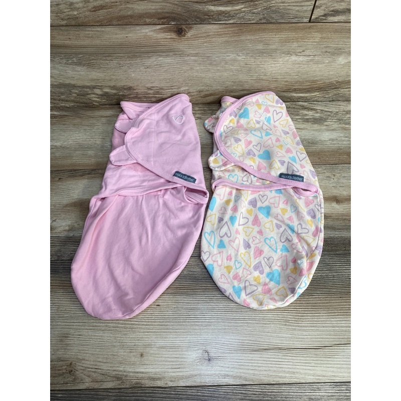 SwaddleMe 2pk Swaddle Wraps Pink sz 0-3m Pink Newborn