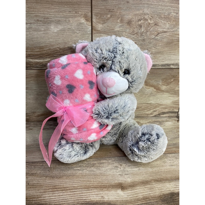Tom’s Toys Plush Bear & Blanket