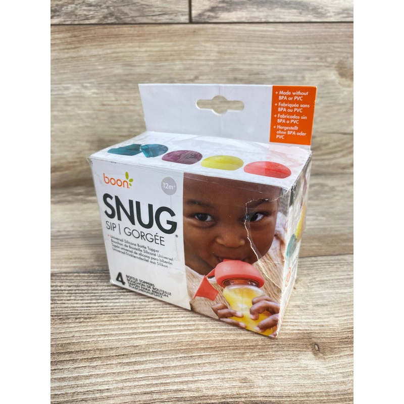 Boon Snug Sip Bottle Toppers 4pk