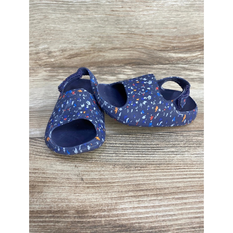 Cat & Jack Wynne Slip-On Slide Sandals Navy sz 5c