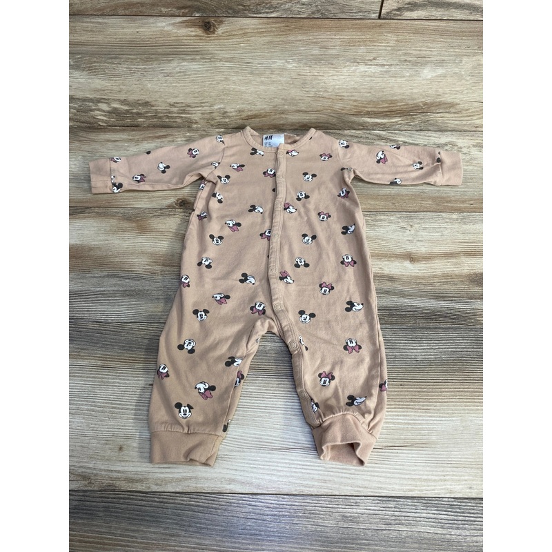 H&M Disney Minnie Mouse Footless Sleeper Brown sz 6m Brown 6m