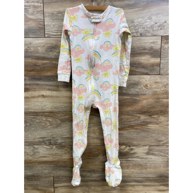 Just One You Rainbow Sleeper White sz 4T White 4T