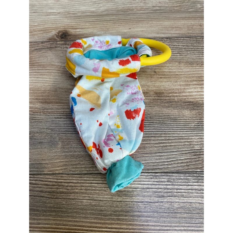 Lovevery Organic Cotton Sensory Pouch White Used