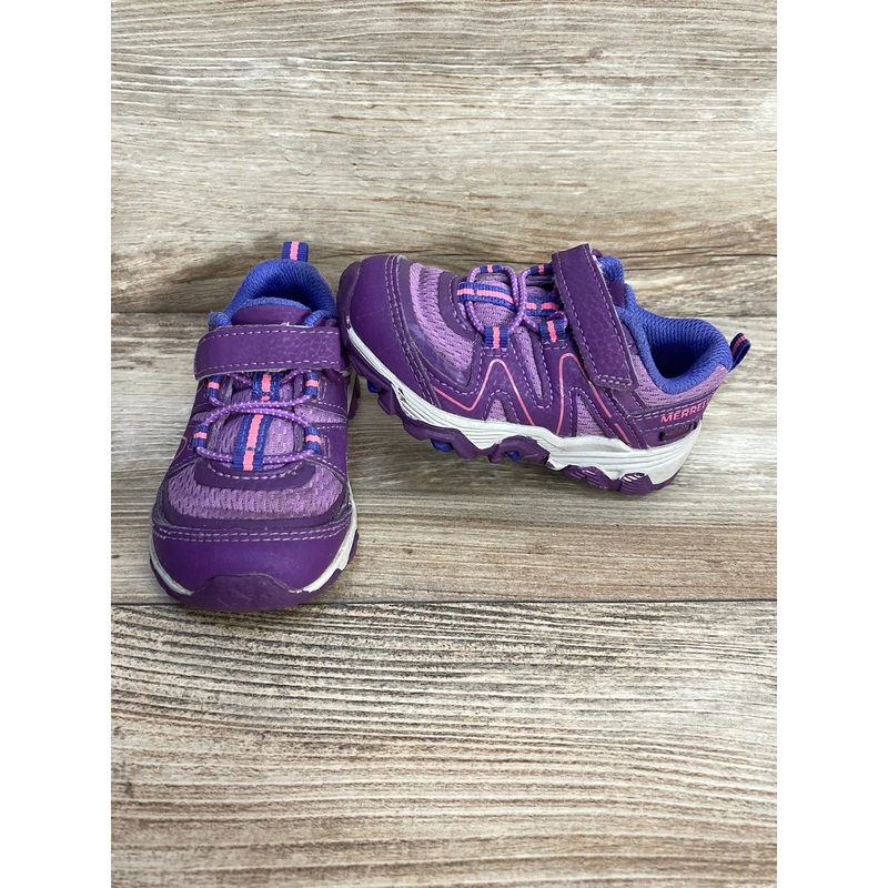 Merrell Kid’s Trail Quest Hiking Sneakers in Berry sz 6c
