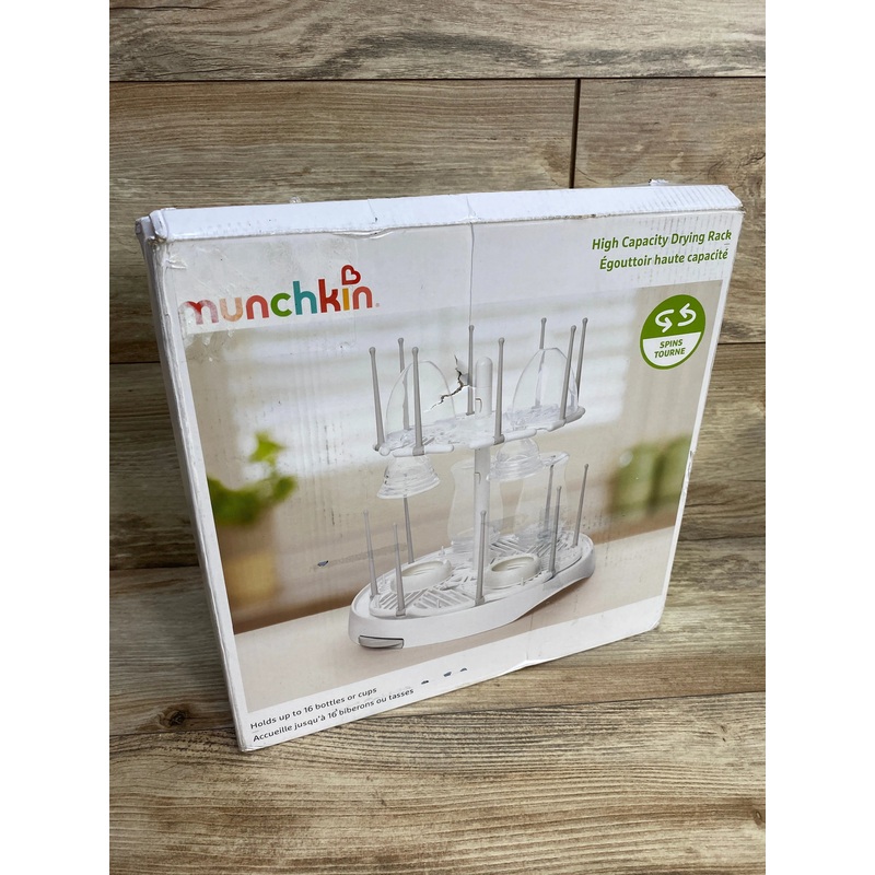 NEW Munchkin High Capacity Bottle Drying Rack