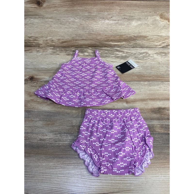 NEW Okie Dokie 2pc Top & Bottoms Purple sz Newborn Purple Newborn
