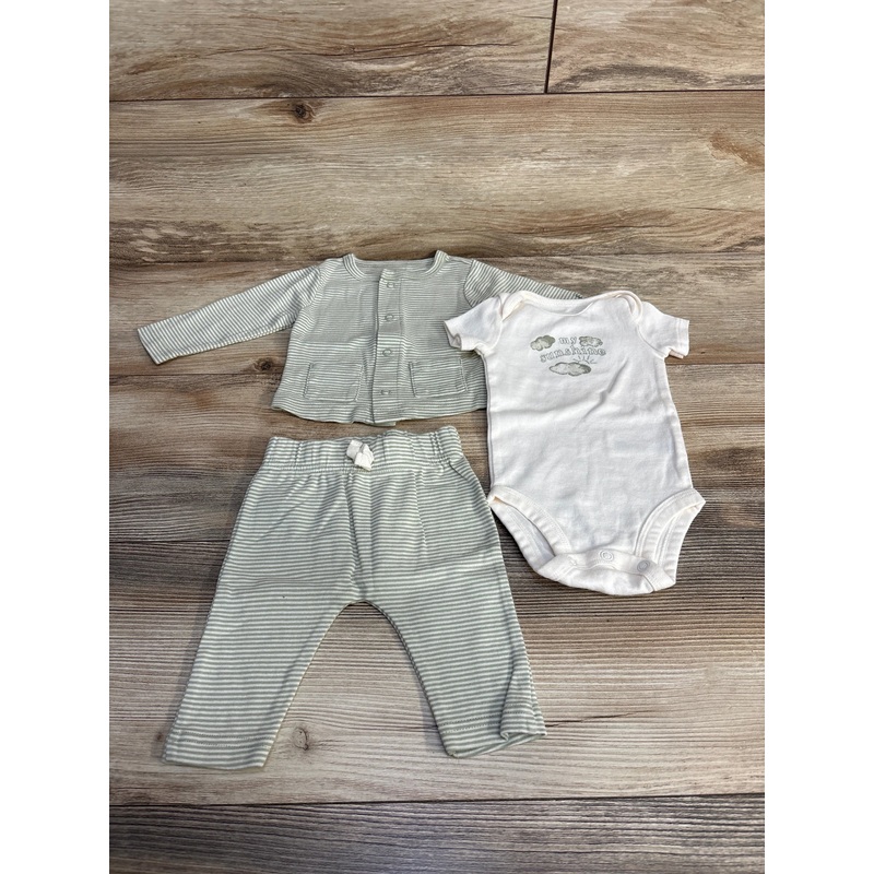 Carter’s 3pc My Sunshine Bodysuit Set White sz 3m White 3m