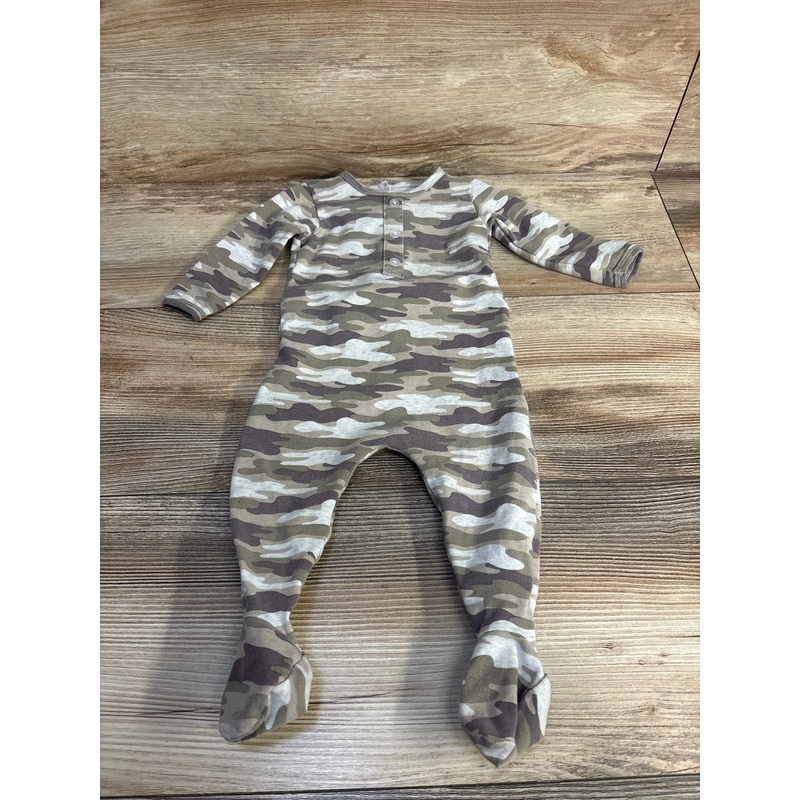 Hanna Kay Camo Footie Grey sz 6m Grey 6m
