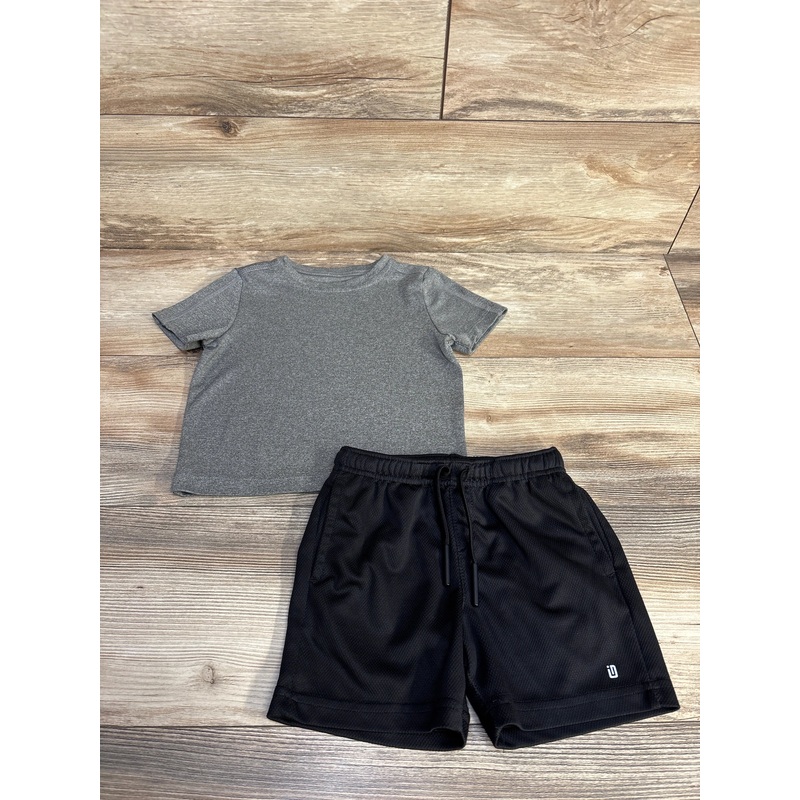 Ideology 2pc Shirt & Shorts Grey sz 2T Grey 2T
