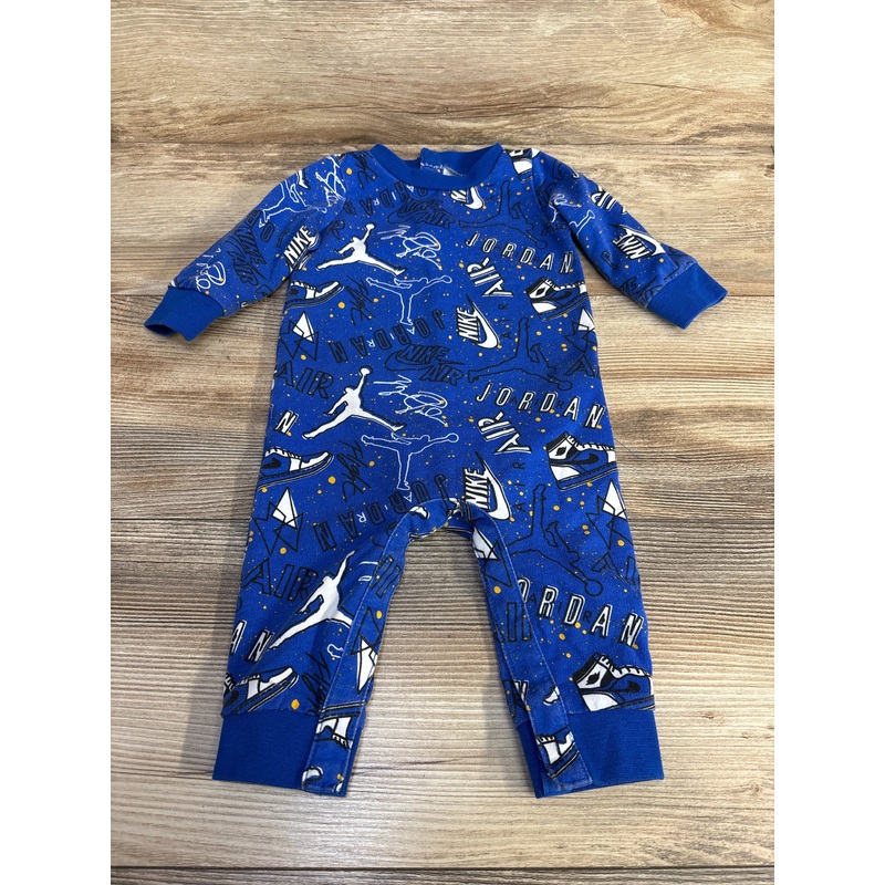 Jordan Logo Coverall Blue sz 6m Blue 6m