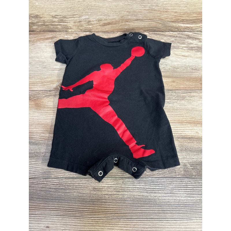 Jordan Logo Shortie Romper Black sz 3m Black 3m