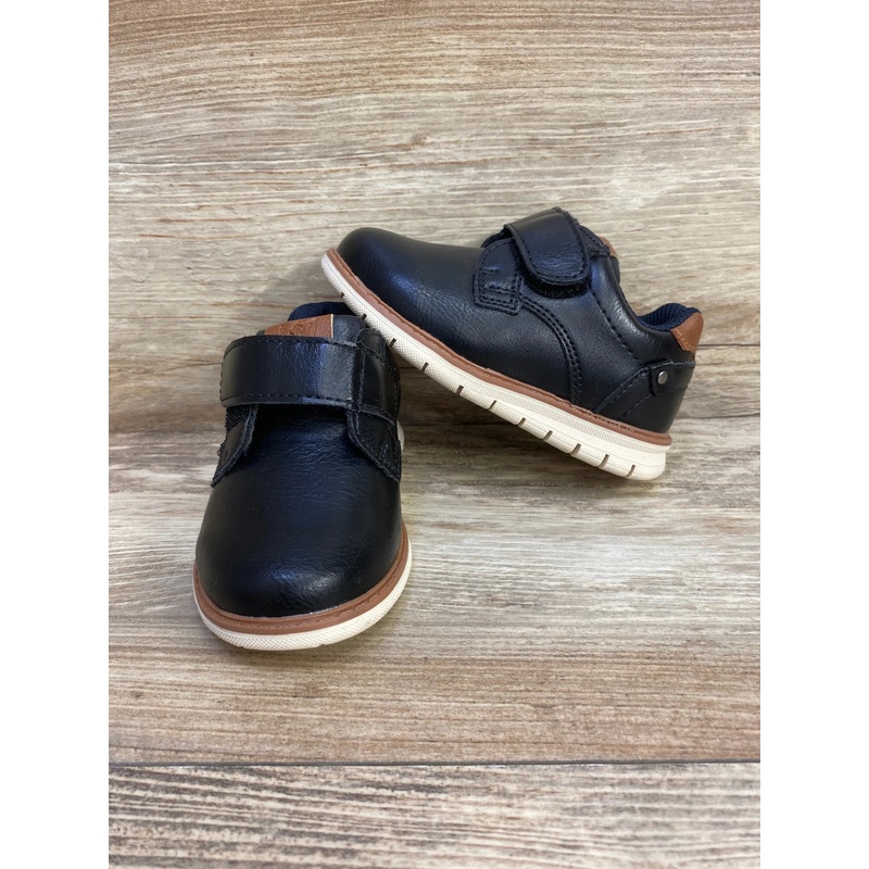 London Underground Black Leather Casual Shoes sz 6W