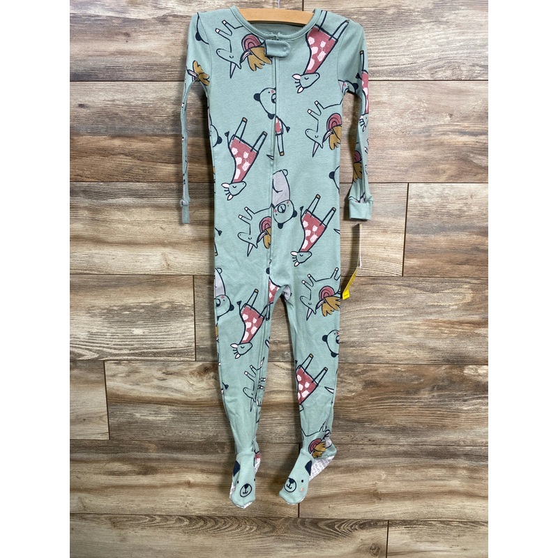 NEW Carter’s Animal Print Sleeper Green sz 4T Green 4T