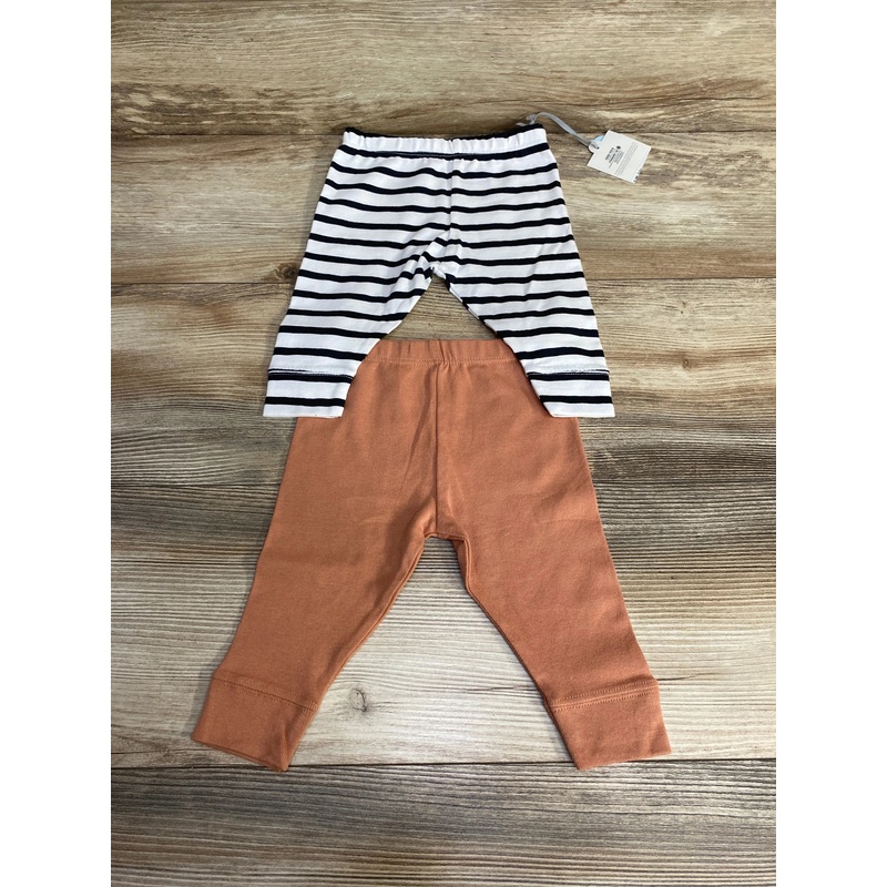 NEW Cloud Island 2pk Pants White sz 0-3m Multicolor Newborn