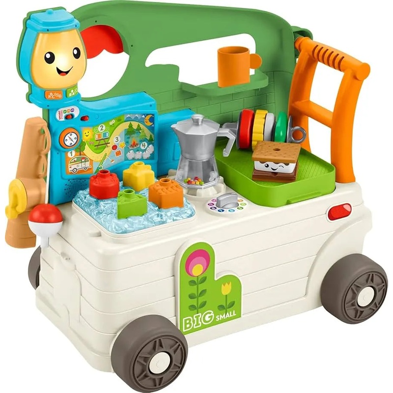 NEW Fisher Price Laugh & Learn 3-in-1 On-the-Go Camper Walker