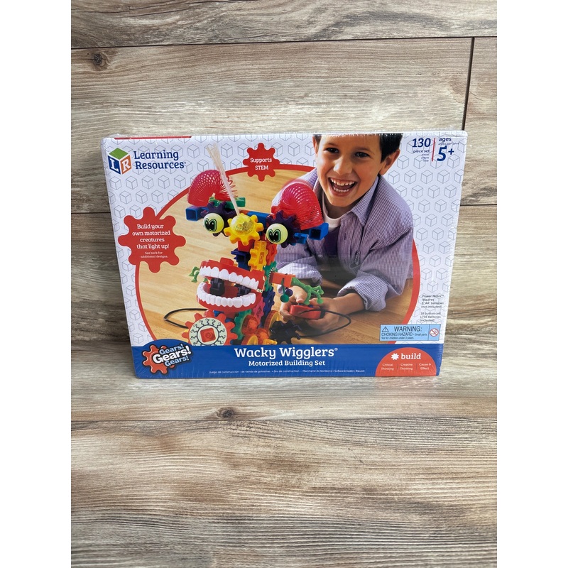 NEW Learning Resources Wacky Wigglers Motorized Building Set