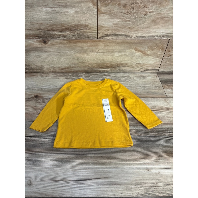 NWOT Cat & Jack Long Sleeve Shirt Yellow sz 18m Yellow 18m