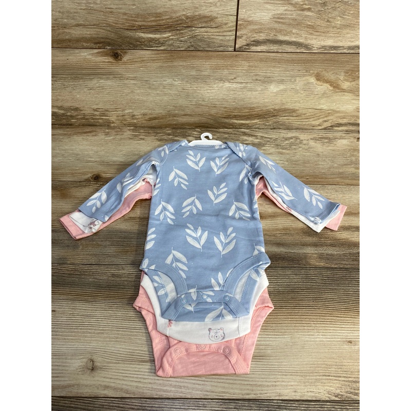 NWOT Just One You 3pk Long Sleeve Bodysuits sz 6m Multicolor 6m