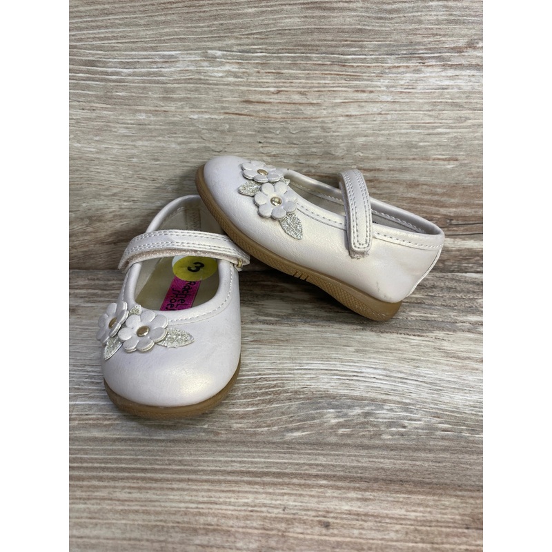 Rachel Shoes Fleur Mary Jane Beige Shoes sz 3c