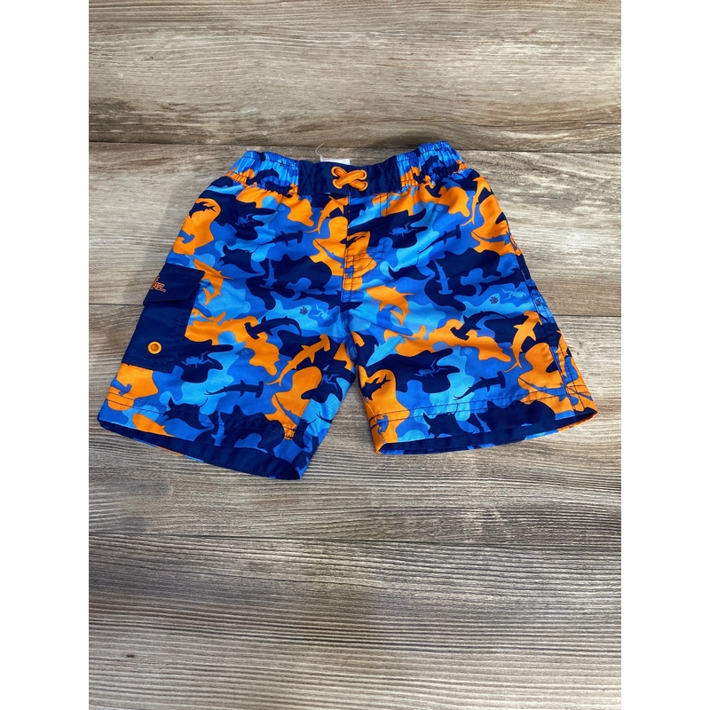 UV Skinz Shark Print Swim Trunks Blue sz 3T Blue 3T
