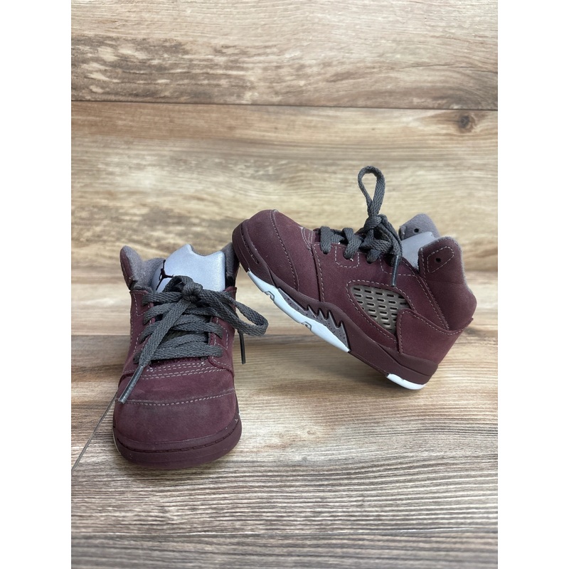 Air Jordan 5 Retro SE TD ‘Burgundy’ Sneakers sz 7c