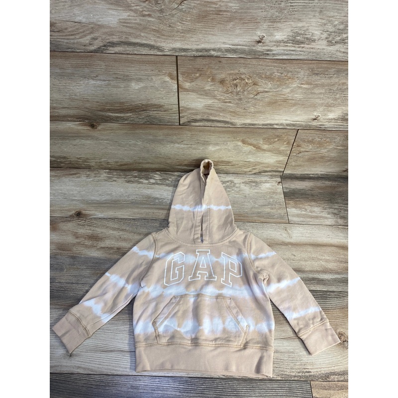 Baby Gap Tie-Dye Logo Hoodie Tan sz 2T Tan 2T