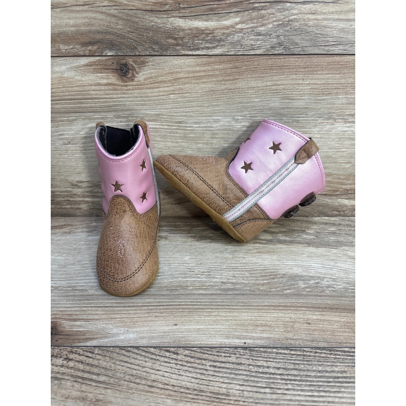 Boot Barn Lia Poppet Little Star Western Boots Pink sz 4c