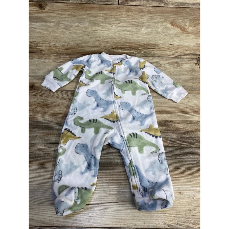 Carter’s Dinosaur Blanket Sleeper White sz 6m White 6m