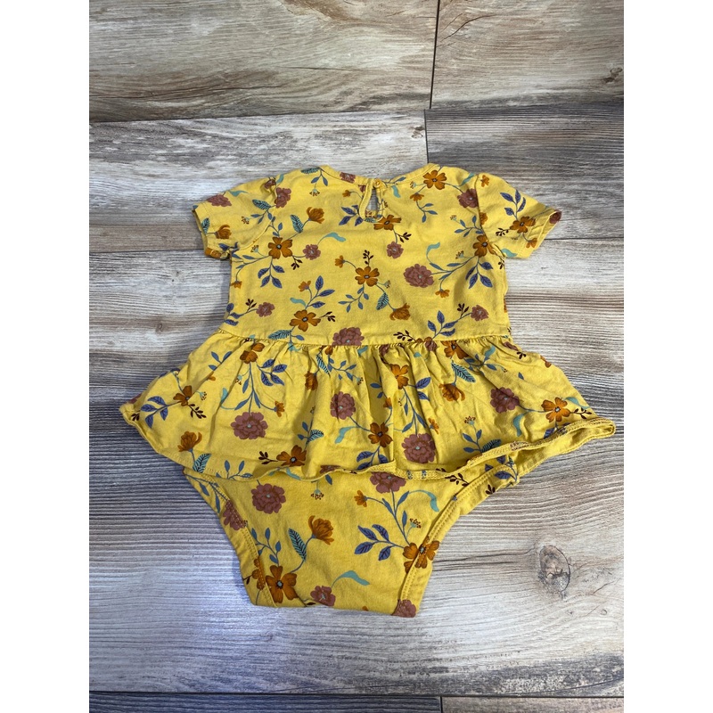 Carter’s Floral Peplum Bodysuit Gold sz 24m Gold 24m