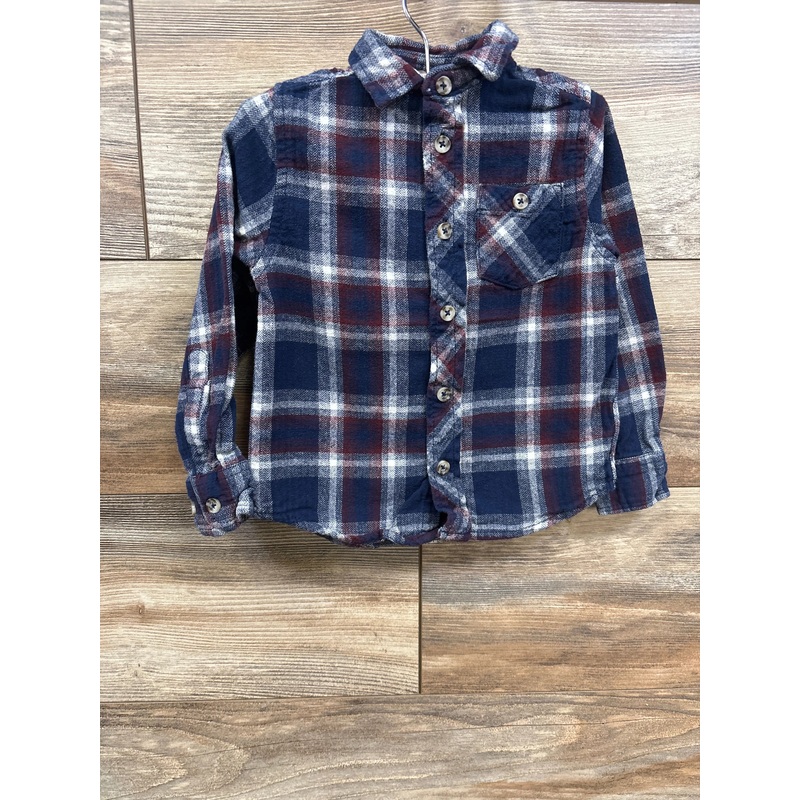 Distortion Flannel Shirt Navy sz 2T Navy 2T