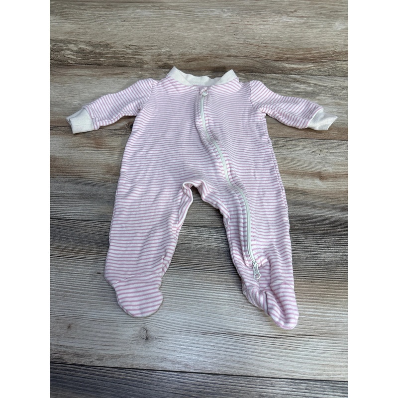 DorDor & GorGor Striped Sleeper Pink sz 3-6m Pink 3m