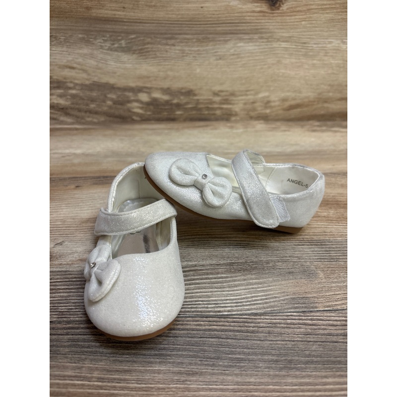 Dream Pairs Mary Jane Ballerina Bow Flats White sz 6c