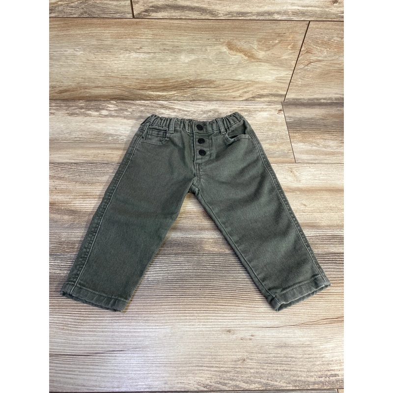 Easy-Peasy Pull On Jeans Green sz 12m Green 12m