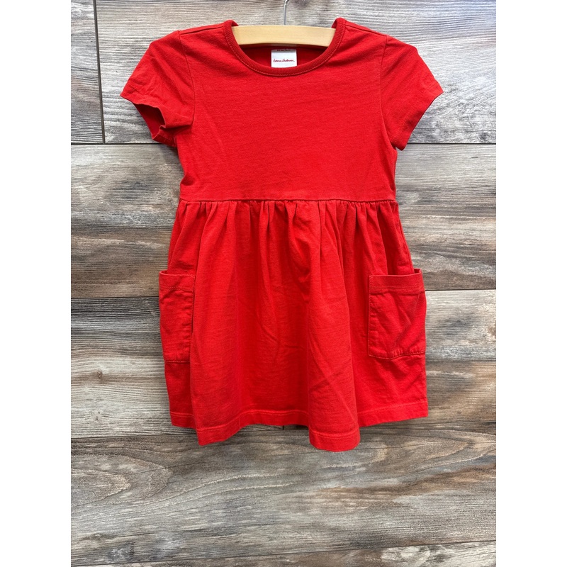 Hanna Andersson Play Dress W/Pockets Red sz 3T Red 3T