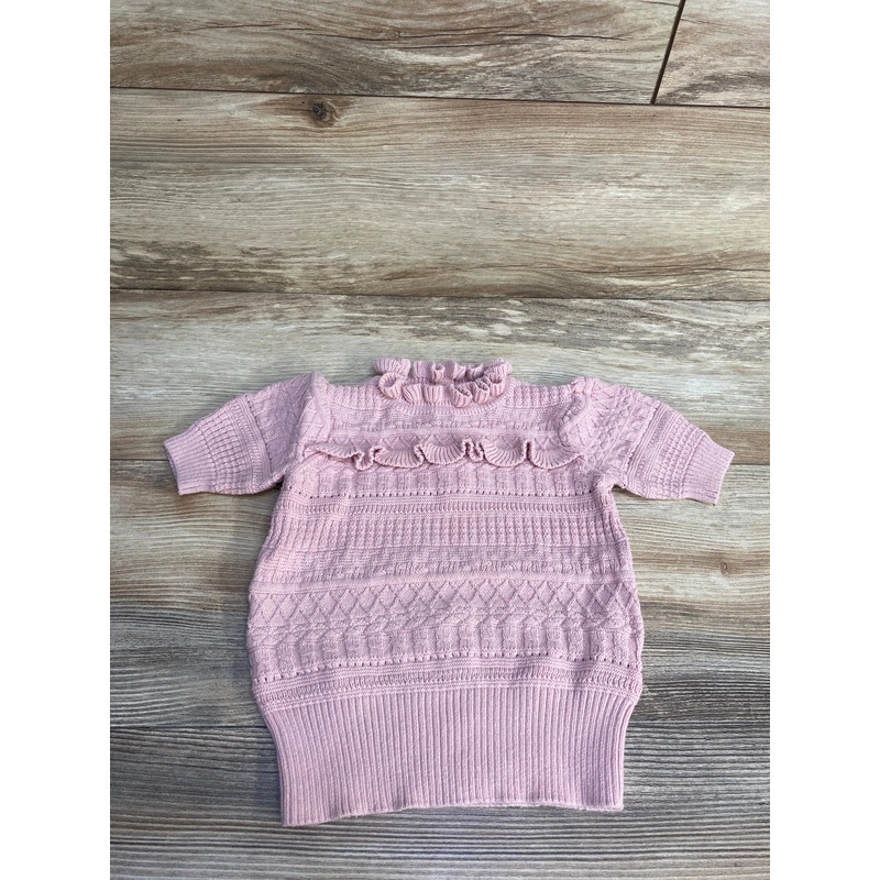 Janie & Jack The Heights Sweater Top Peach Skin sz 12-18m Peach 12m