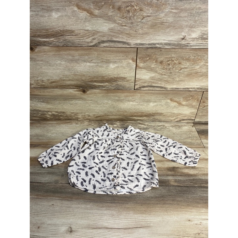 Jessica Simpson Long Sleeve Top White sz 2T White 2T