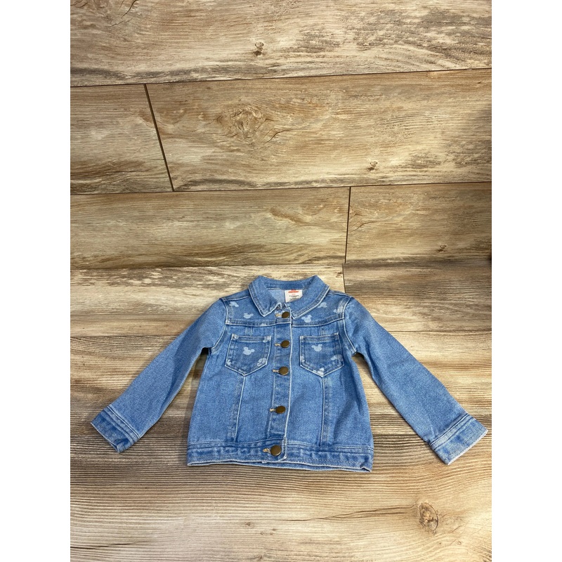 NEW Disney Junior Denim Mickey Jacket Blue sz 2T Blue 2T