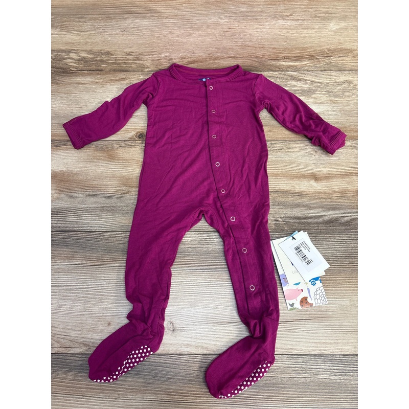 NEW KicKee Pants Footie w/Snaps in Orchid sz 6-9m Purple 6m