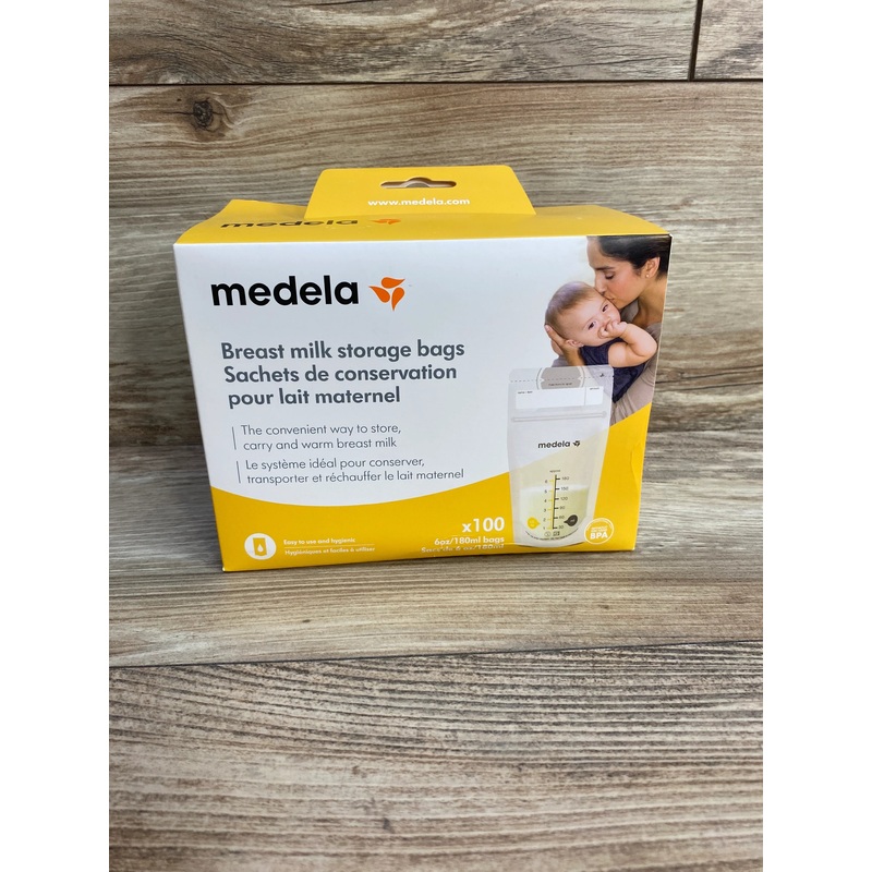 NEW Medela 100ct Breast Milk Storage Bags 6oz