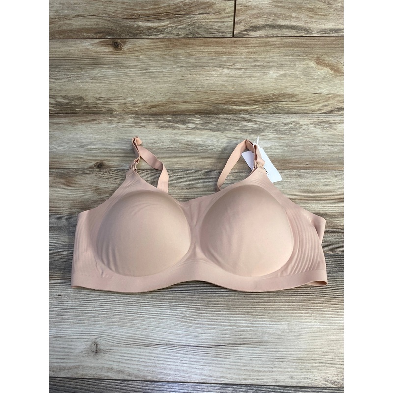 NEW Momcozy Ultra Soft Seamless Nursing Bra Beige sz 2XL
