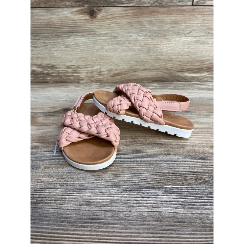 NEW Tahari Braided Sandals Pink sz 8c